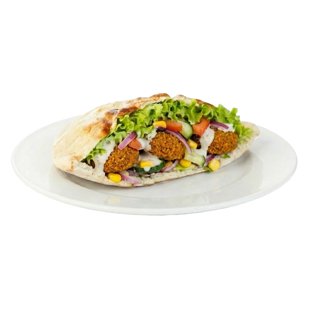 Falafel i pita Vegetar